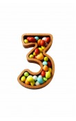 3 Rakamı Kahvaltılık Çerezlik 