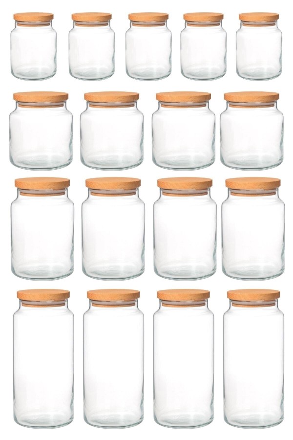 17 Parça Kavanoz Seti 