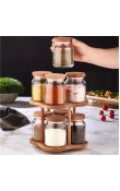 8 LI DÖNEN KAVANOZ SETİ - 2 KATLI