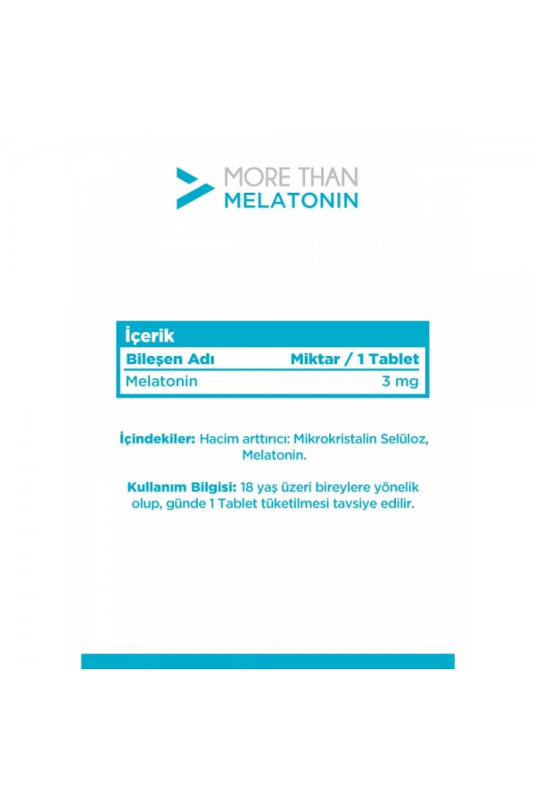 More Than Melatonin (3 mg) 120 Tablet