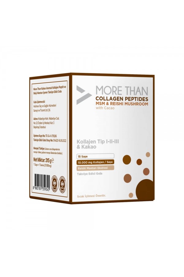 More Than Kakaolu Kolajen Peptit Msm & Reişi Mantarı 15 Saşe