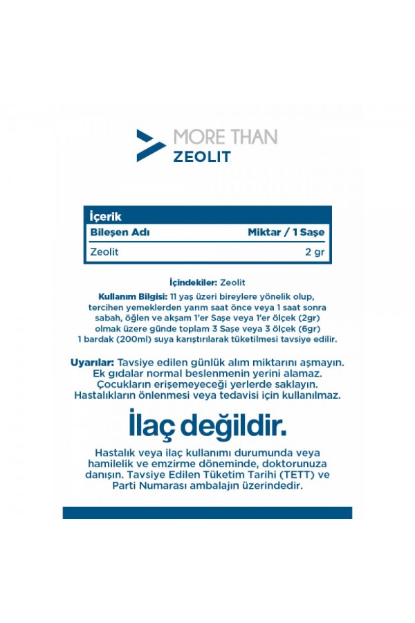 More Than MHA Zeolit 45 Saşe
