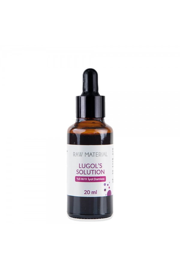 Raw Material Lugol's Solution İyot %5 Damla 20 ml