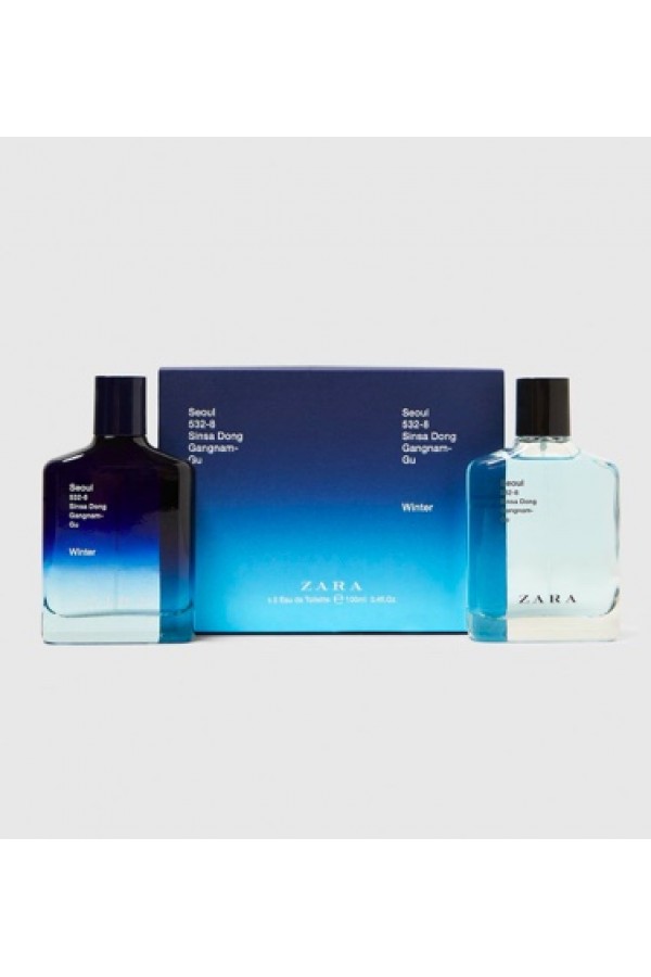 Zara Seoul 532 - 8 Sınsa Dong Edt 100 ml + Seoul Winter Edt 100 ml - İki Adet Parfüm